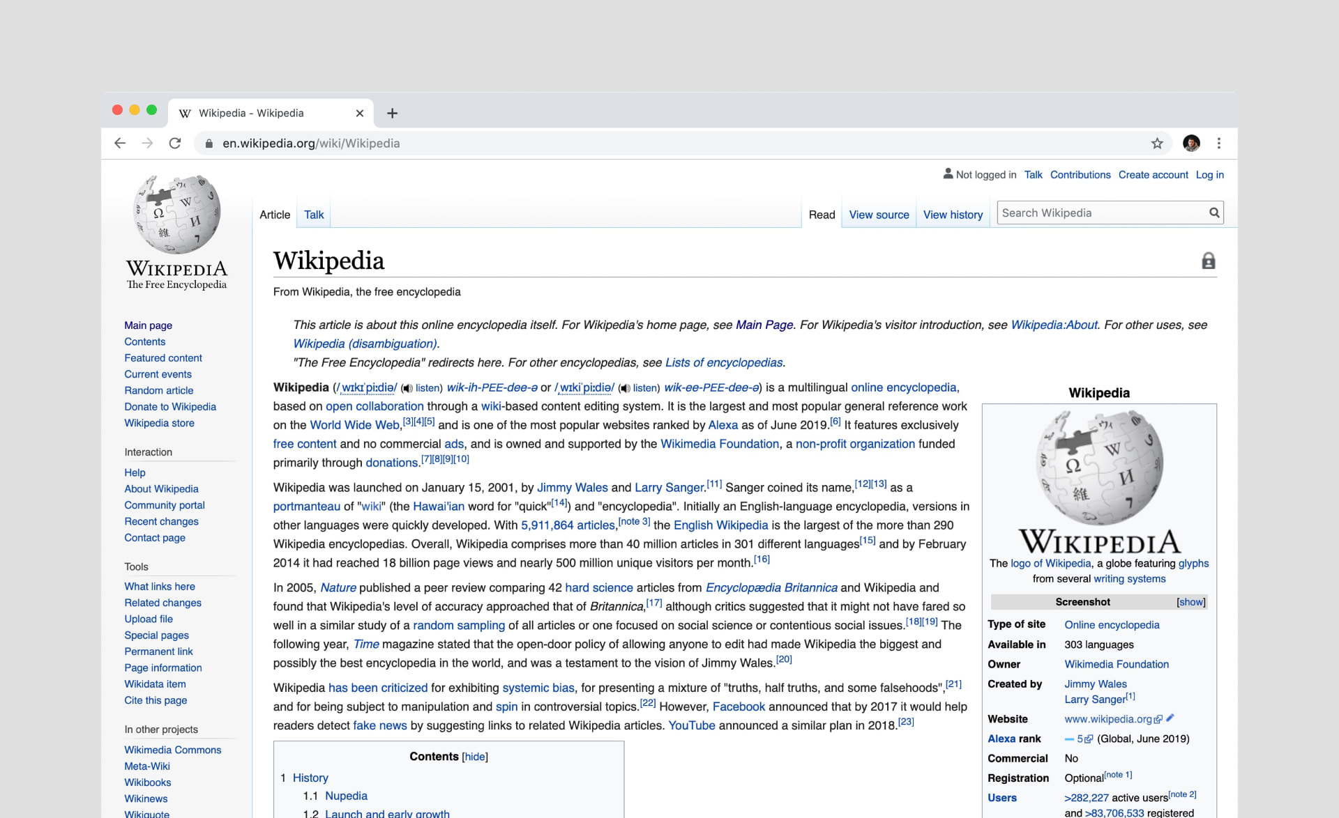 El día que Wikipedia apostó por desconocidos